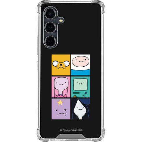 Adult Swim Adventure Time Character Tiles Galaxy S23 FE Clear Case
